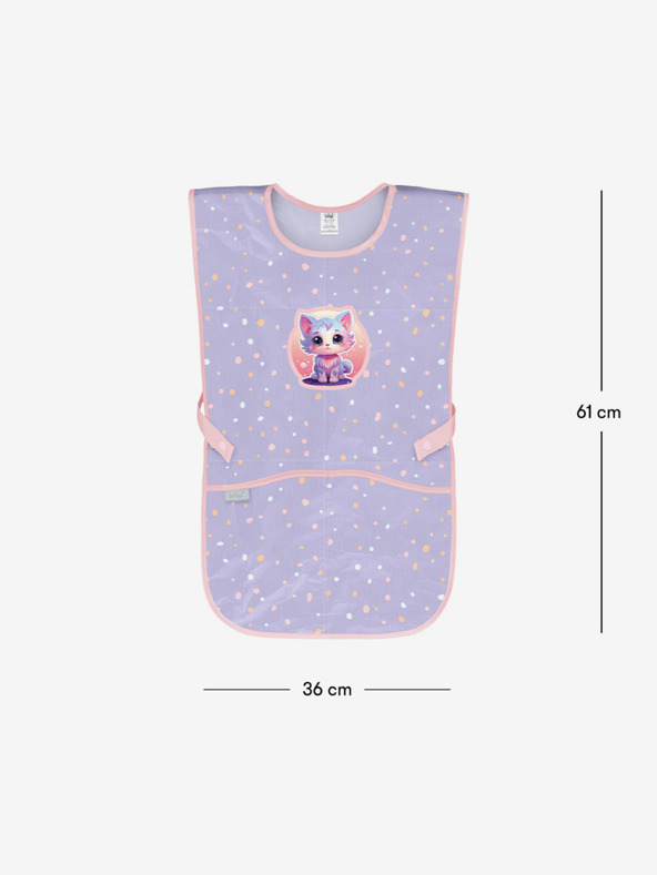 BAAGL  Fialová detská zástera Domáce zvieratá Baagl