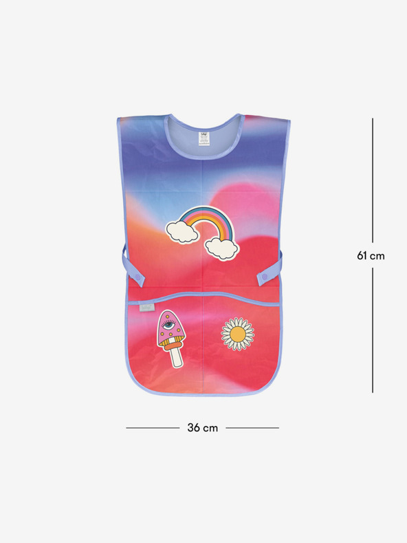 BAAGL  Červená detská zástera Hippie Baagl