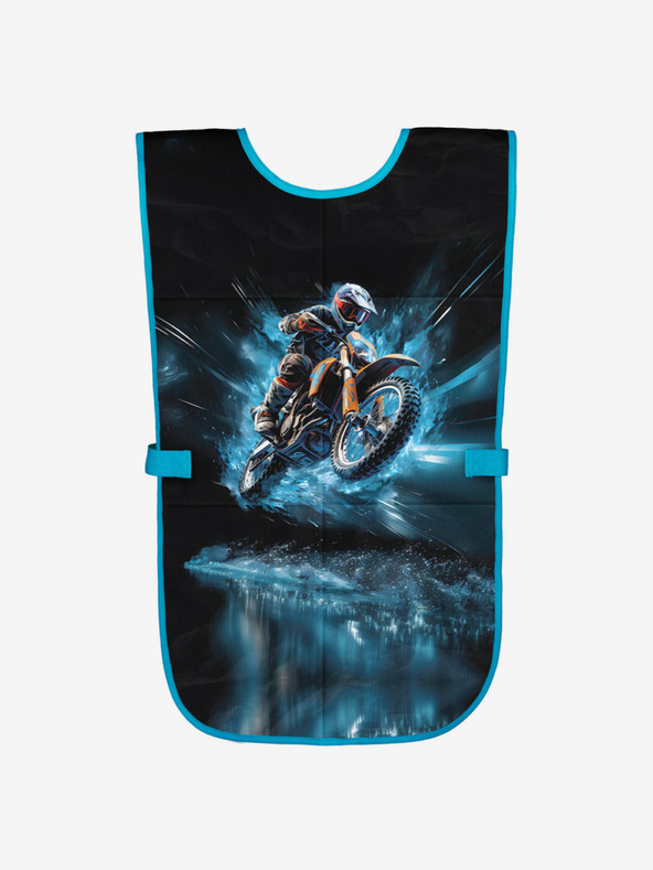 BAAGL  Modrá detská zástera Motorka Baagl