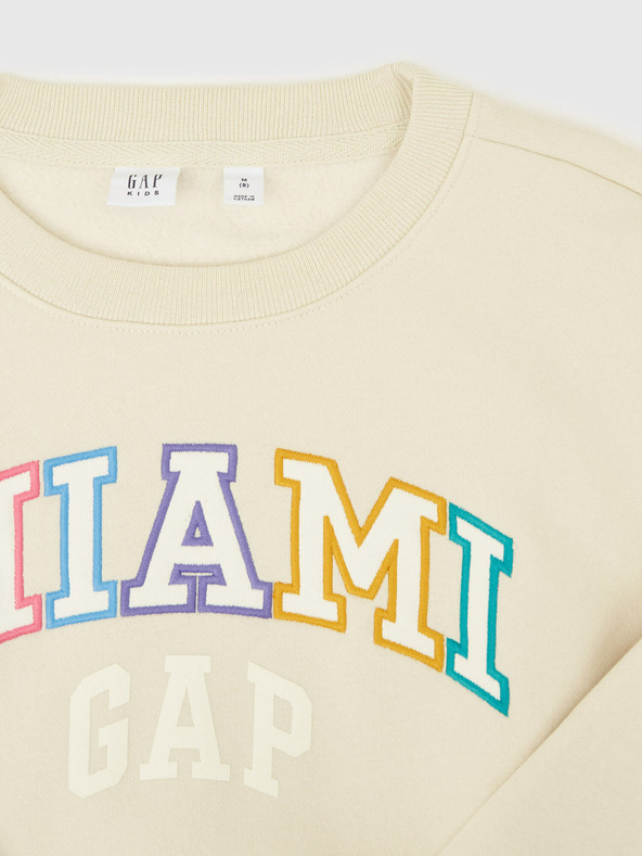 GAP Detská oversize mikina s logom GAP