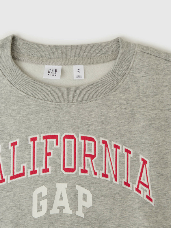 GAP Detská oversize mikina s logom GAP
