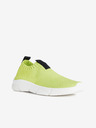 Geox Svetlozelené chlapčenské slip on tenisky Geox Aril