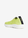 Geox Svetlozelené chlapčenské slip on tenisky Geox Aril