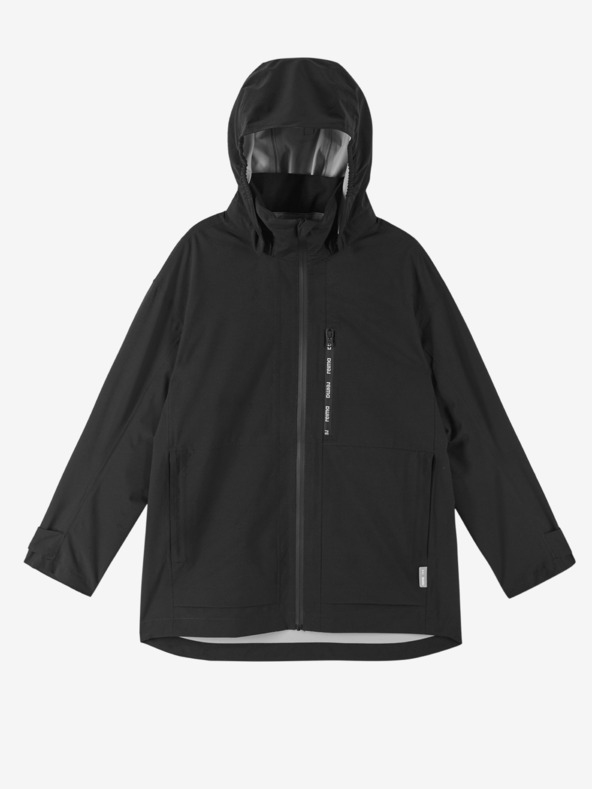 Reima Čierna chlapčenská nepremokavá bunda Reima