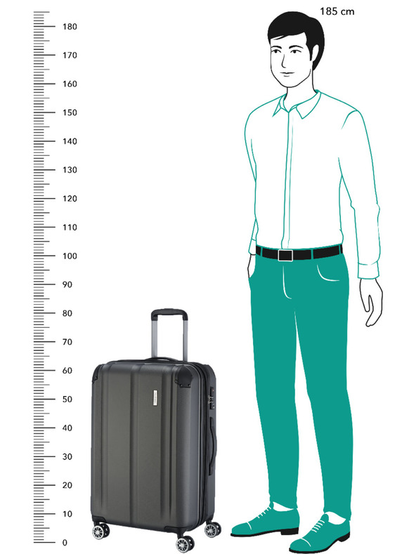 Travelite Travelite City 4w M antracitová