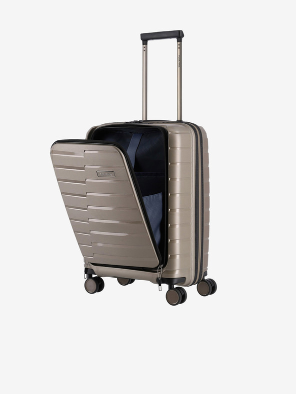 Travelite Béžová Travelite Air Base 4w S Predné vrecko Champagne