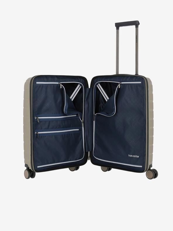 Travelite Béžová Travelite Air Base 4w S Predné vrecko Champagne