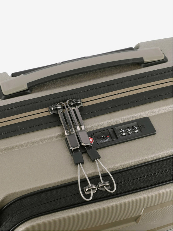 Travelite Béžová Travelite Air Base 4w S Predné vrecko Champagne