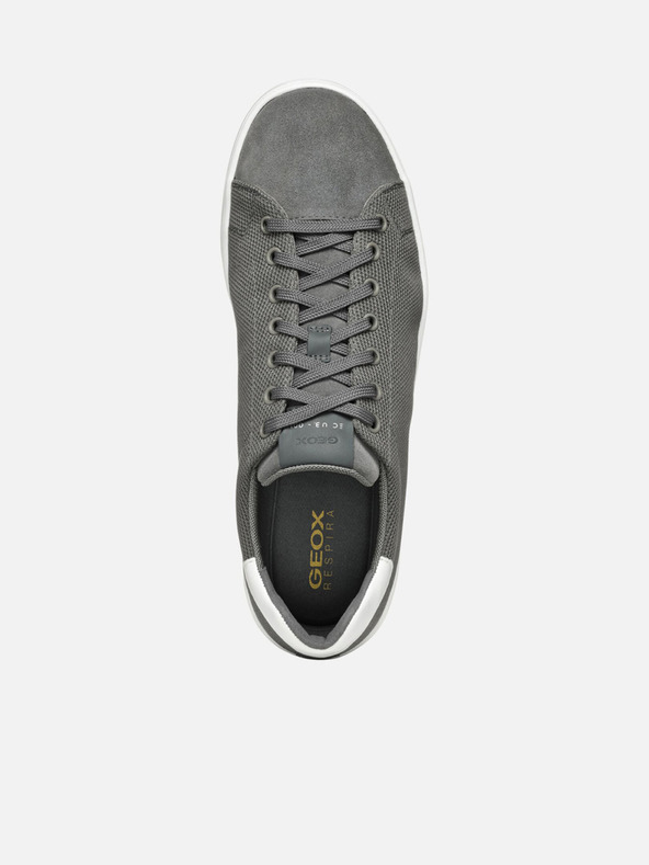 Geox Sivé pánske tenisky Spherica Ecub-1