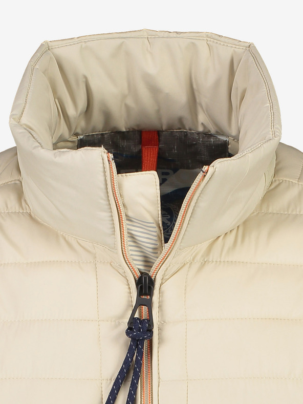 LERROS Pánska béžová prešívaná bunda LERROS