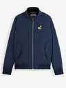 Scotch & Soda Tmavomodrá pánska softshellová bunda Scotch & Soda Classic Harrington