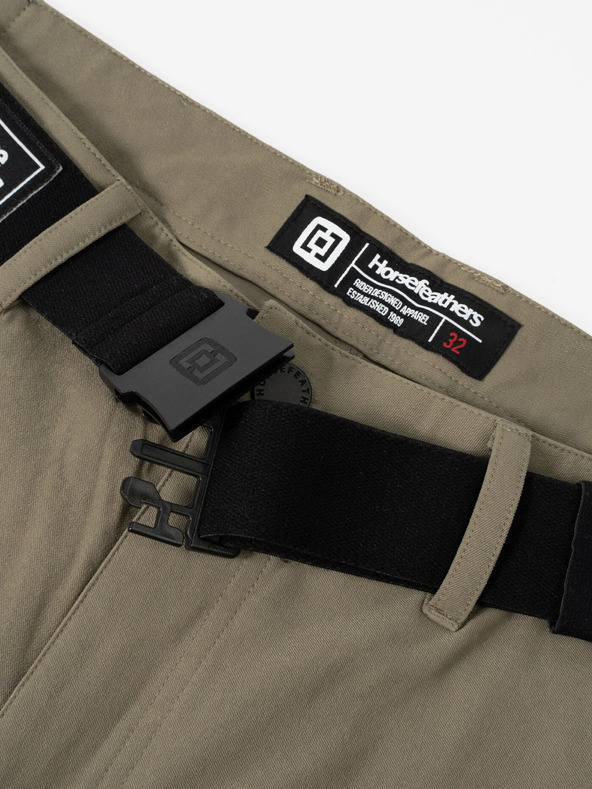 Horsefeathers Karbónový opasok - čierny HORSEFEATHERS