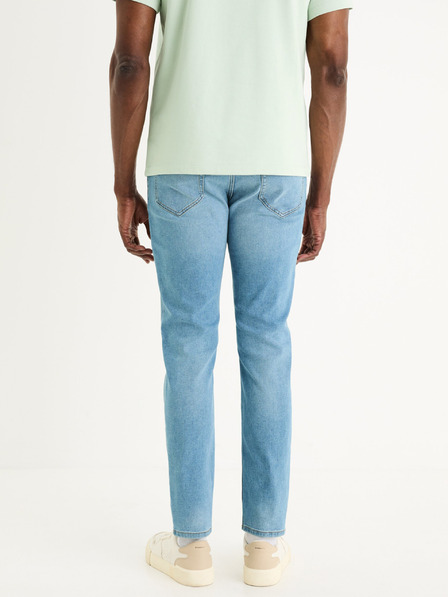 Celio Svetlomodré pánske džínsy slim fit Celio Foslim