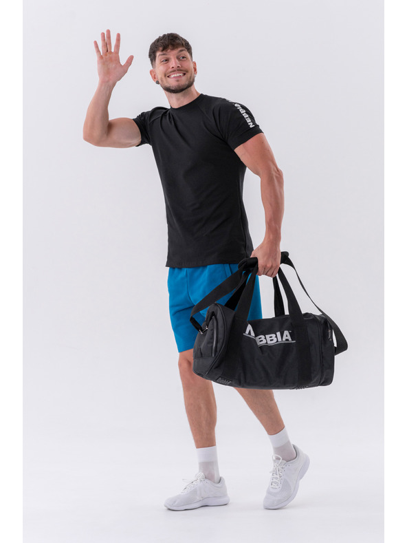 Nebbia Šortky voľného strihu s bočnými vreckami 319 M,modrá