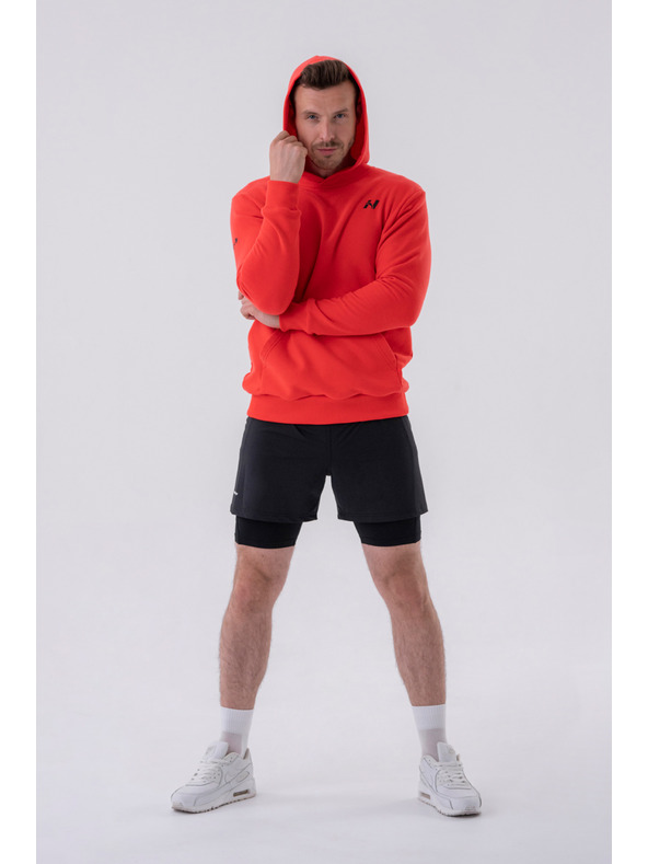 Nebbia Dvojvrstvové šortky s vreckami na mobil 318 M,sivá