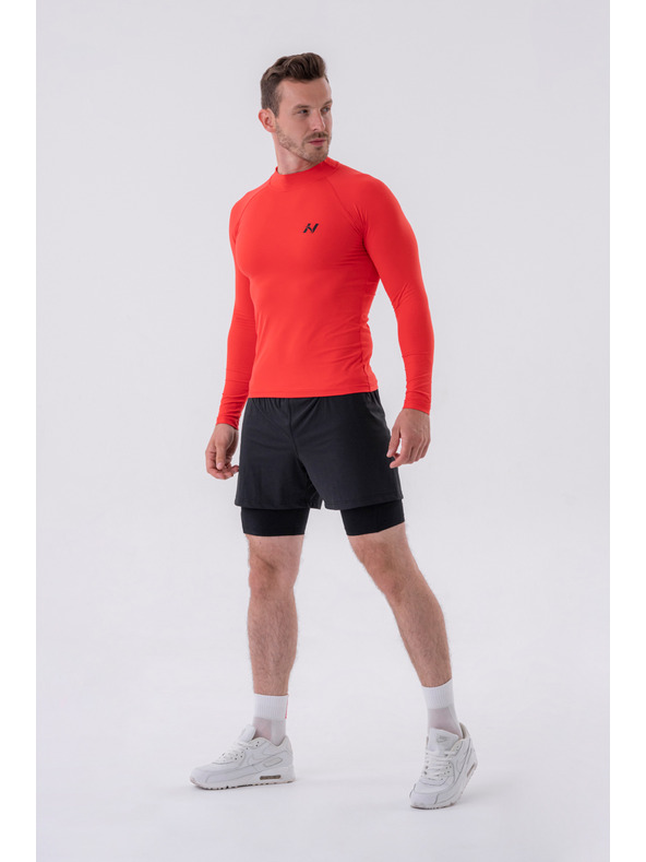 Nebbia Dvojvrstvové šortky s vreckami na mobil 318 M,sivá