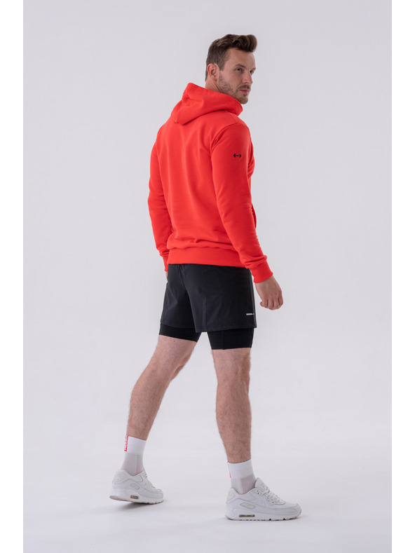 Nebbia Dvojvrstvové šortky s vreckami na mobil 318 M,sivá