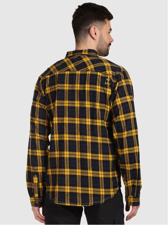 Kilpi Pánske športové flanelové tričko Kilpi FLANNY-M žltá