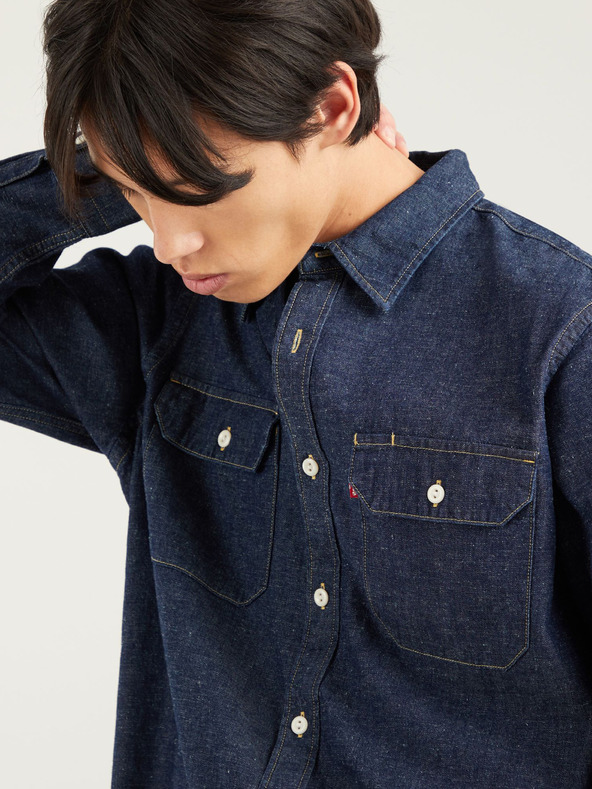 Levi's® Tmavomodrá pánska džínsová košeľa Levi's®