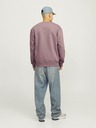 Jack & Jones Ružová pánska mikina Jack & Jones