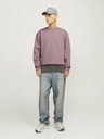 Jack & Jones Ružová pánska mikina Jack & Jones