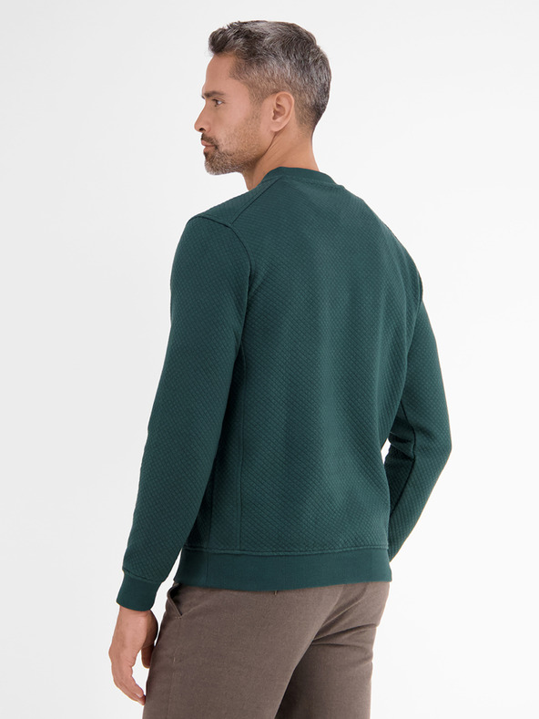 LERROS Zelená pánska mikina LERROS