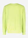 LERROS Neónovo zelená pánska mikina LERROS