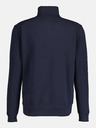 LERROS Tmavomodrá pánska mikina na zips LERROS