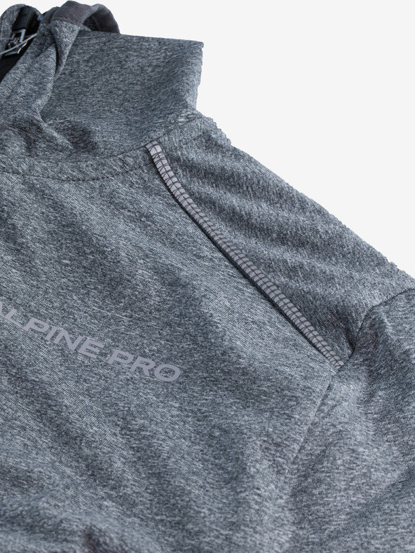 ALPINE PRO Pánska mikina ALPINE PRO KOPED dk.true grey