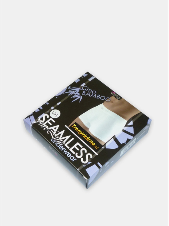 gino Pánske boxerky Gino Seamless Bamboo Boxers Black