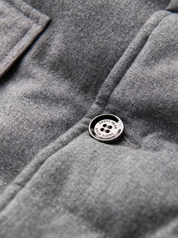 Ombre Clothing Pánska bunda s ombré oblečením