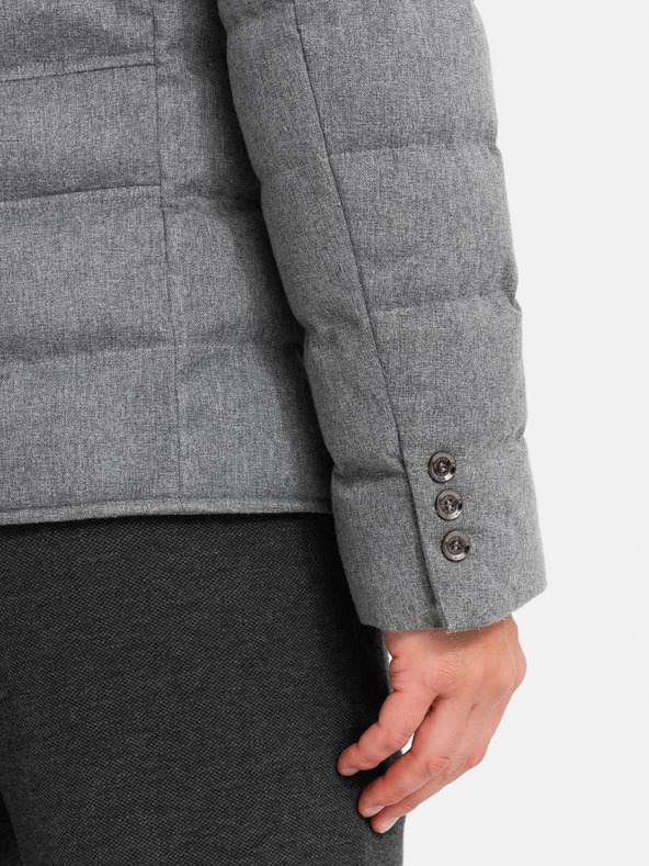 Ombre Clothing Pánska bunda s ombré oblečením