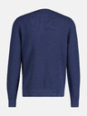 LERROS Tmavomodrý pánsky základný sveter LERROS
