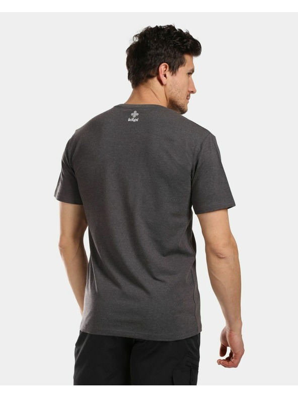 Kilpi Pánske bavlnené tričko Kilpi VIBE-M Tmavo šedá