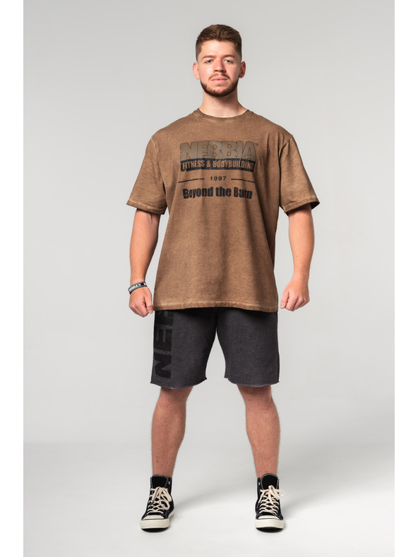 Nebbia Sprané nadrozmerné tričko HERITAGE 355 Nebbia