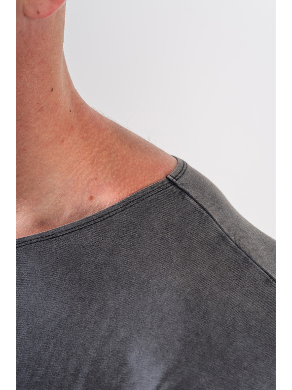 Nebbia Bavlnený handrový top GOLDEN AGE 788 M,čierny