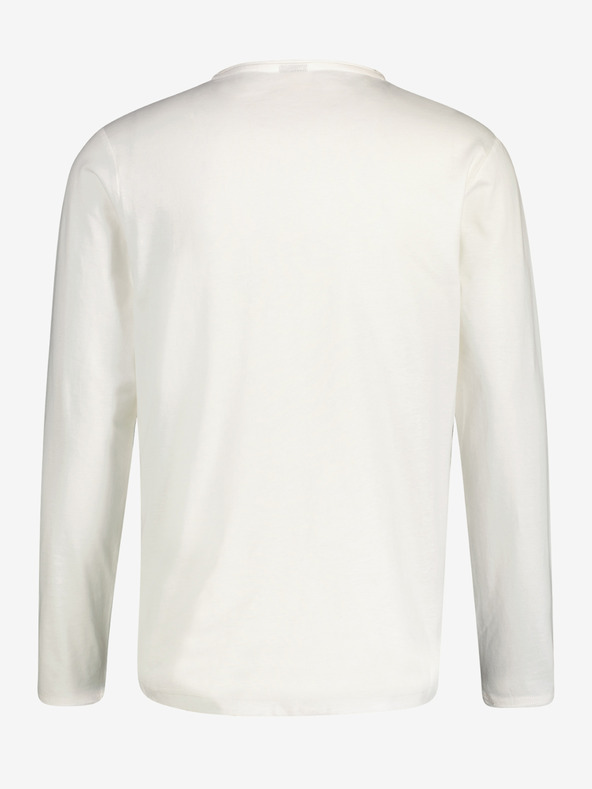 LERROS Biela pánska základná košeľa LERROS