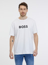 BOSS Biele pánske tričko BOSS