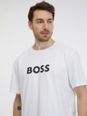 BOSS Biele pánske tričko BOSS