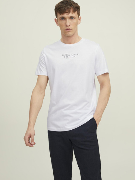 Jack & Jones Biela pánska mikina Jack & Jones