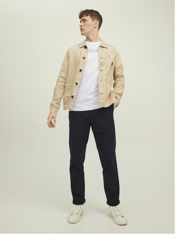 Jack & Jones Biela pánska mikina Jack & Jones