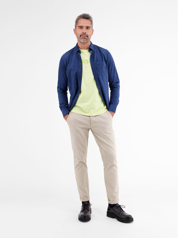 LERROS Svetlozelená pánska košeľa LERROS