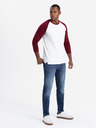 Ombre Clothing Pánske tričko s potlačou a dlhým rukávom - čierne V1 OM-LSPT-0119 Oblečenie Ombre