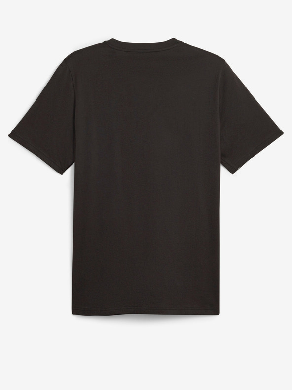 Puma Čierne pánske tričko s teniskami Puma