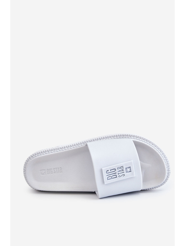 BIG STAR SHOES Dámske papuče Big Star biele