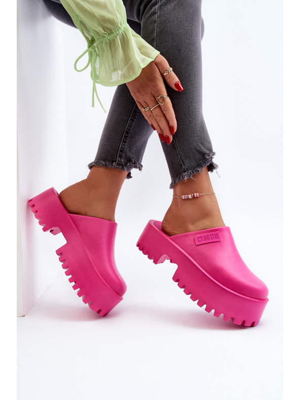 BIG STAR SHOES Dámske žabky na masívnej podrážke Big Star