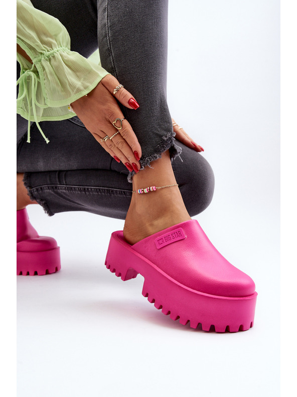 BIG STAR SHOES Dámske žabky na masívnej podrážke Big Star