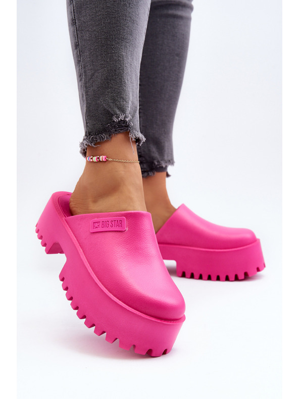BIG STAR SHOES Dámske žabky na masívnej podrážke Big Star