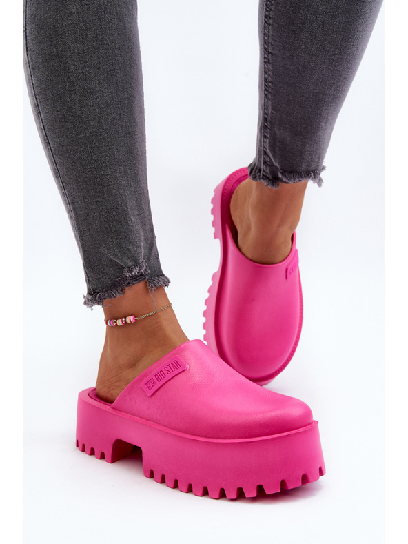 BIG STAR SHOES Dámske žabky na masívnej podrážke Big Star