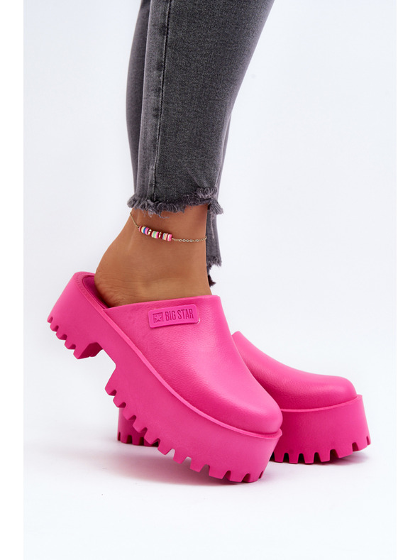 BIG STAR SHOES Dámske žabky na masívnej podrážke Big Star
